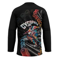 Cycopath Funny Cycling Hockey Jersey Cycling lovers - Wonder Print Shop