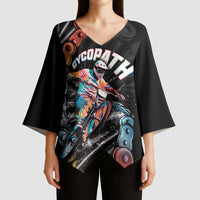 Cycopath Funny Cycling Kimono Sleeve Blouse Cycling lovers - Wonder Print Shop