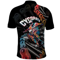 Cycopath Funny Cycling Polo Shirt Cycling lovers - Wonder Print Shop