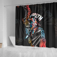 Cycopath Funny Cycling Shower Curtain Cycling lovers - Wonder Print Shop