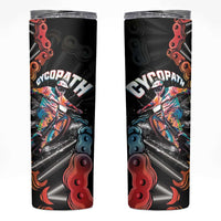 Cycopath Funny Cycling Skinny Tumbler Cycling lovers - Wonder Print Shop