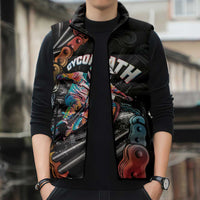 Cycopath Funny Cycling Sleeveless Puffer Jacket Cycling lovers - Wonder Print Shop