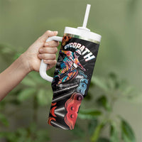 Cycopath Funny Cycling Tumbler With Handle Cycling lovers - Wonder Print Shop