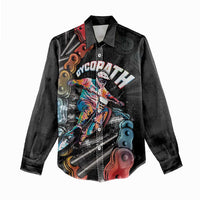 Cycopath Funny Cycling Women Casual Shirt Cycling lovers - Wonder Print Shop