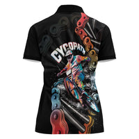 Cycopath Funny Cycling Women Polo Shirt Cycling lovers - Wonder Print Shop