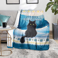 Merry Christmas Yule Cat Blanket Icelandic Folklore Jolakotturinn