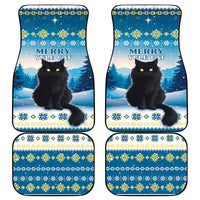 Merry Christmas Yule Cat Car Mats Icelandic Folklore Jolakotturinn LT05 - Wonder Print Shop