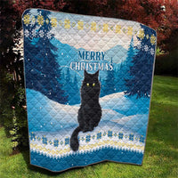Merry Christmas Yule Cat Quilt Icelandic Folklore Jolakotturinn LT05 - Wonder Print Shop
