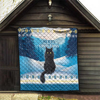 Merry Christmas Yule Cat Quilt Icelandic Folklore Jolakotturinn LT05 - Wonder Print Shop