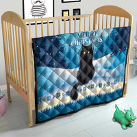 Merry Christmas Yule Cat Quilt Icelandic Folklore Jolakotturinn LT05 - Wonder Print Shop