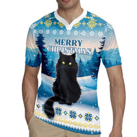 Merry Christmas Yule Cat Rugby Jersey Icelandic Folklore Jolakotturinn LT05 - Wonder Print Shop