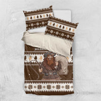 Funny Christmas Belsnickel Bedding Set Impish Or Admirable LT05 - Wonder Print Shop