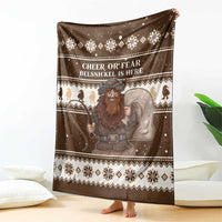 Funny Christmas Belsnickel Blanket Impish Or Admirable