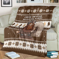 Funny Christmas Belsnickel Blanket Impish Or Admirable