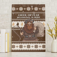 Funny Christmas Belsnickel Canvas Wall Art Impish Or Admirable LT05 - Wonder Print Shop