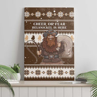 Funny Christmas Belsnickel Canvas Wall Art Impish Or Admirable LT05 - Wonder Print Shop