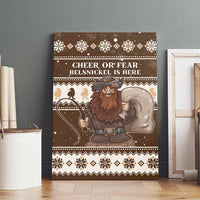 Funny Christmas Belsnickel Canvas Wall Art Impish Or Admirable LT05 - Wonder Print Shop