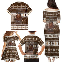 Funny Christmas Belsnickel Family Matching Puletasi and Hawaiian Shirt Impish Or Admirable LT05 - Wonder Print Shop