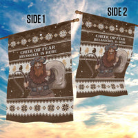 Funny Christmas Belsnickel Garden Flag Impish Or Admirable LT05 - Wonder Print Shop
