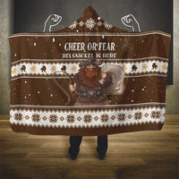 Funny Christmas Belsnickel Hooded Blanket Impish Or Admirable