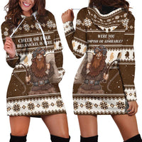 Funny Christmas Belsnickel Hoodie Dress Impish Or Admirable LT05 - Wonder Print Shop