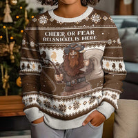 Funny Christmas Belsnickel Kid Ugly Christmas Sweater Impish Or Admirable LT05 - Wonder Print Shop