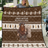 Funny Christmas Belsnickel Quilt Impish Or Admirable LT05 - Wonder Print Shop