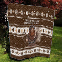 Funny Christmas Belsnickel Quilt Impish Or Admirable LT05 - Wonder Print Shop