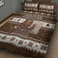 Funny Christmas Belsnickel Quilt Bed Set Impish Or Admirable LT05 - Wonder Print Shop