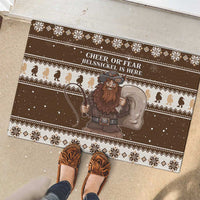 Funny Christmas Belsnickel Rubber Doormat Impish Or Admirable LT05 - Wonder Print Shop