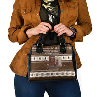 Funny Christmas Belsnickel Shoulder Handbag Impish Or Admirable