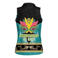 Bahamas Junkanoo Women Sleeveless Polo Shirt Junkanoo Is Life LT05 - Wonder Print Shop