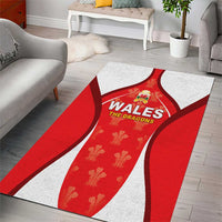 Wales Rugby 2026 Area Rug Unique Style - Wonder Print Shop
