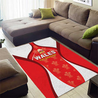 Wales Rugby 2026 Area Rug Unique Style - Wonder Print Shop