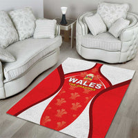 Wales Rugby 2026 Area Rug Unique Style - Wonder Print Shop