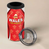 Custom Wales Rugby 2026 4 in 1 Can Cooler Tumbler Unique Style - Wonder Print Shop
