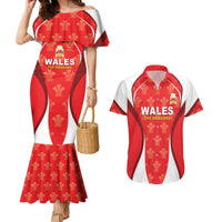 Custom Wales Rugby 2026 Couples Matching Mermaid Dress and Hawaiian Shirt Unique Style - Wonder Print Shop