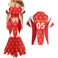 Custom Wales Rugby 2026 Couples Matching Mermaid Dress and Hawaiian Shirt Unique Style - Wonder Print Shop