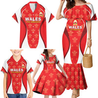 Custom Wales Rugby 2026 Family Matching Mermaid Dress and Hawaiian Shirt Unique Style - Wonder Print Shop