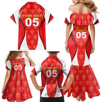 Custom Wales Rugby 2026 Family Matching Mermaid Dress and Hawaiian Shirt Unique Style - Wonder Print Shop