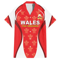 Custom Wales Rugby 2026 Family Matching Short Sleeve Bodycon Dress and Hawaiian Shirt Unique Style - Wonder Print Shop