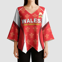 Custom Wales Rugby 2026 Kimono Sleeve Blouse Unique Style - Wonder Print Shop