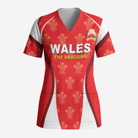 Custom Wales Rugby 2026 Scrub Top Unique Style - Wonder Print Shop