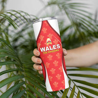 Custom Wales Rugby 2026 Skinny Tumbler Unique Style - Wonder Print Shop