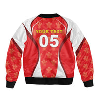 Custom Wales Rugby 2026 Sleeve Zip Bomber Jacket Unique Style - Wonder Print Shop