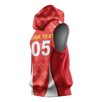 Custom Wales Rugby 2026 Sleeveless Hoodie Unique Style - Wonder Print Shop