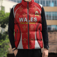 Custom Wales Rugby 2026 Sleeveless Puffer Jacket Unique Style - Wonder Print Shop