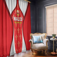 Wales Rugby 2026 Window Curtain Unique Style - Wonder Print Shop