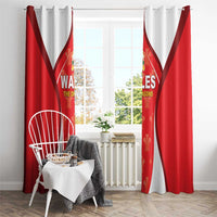 Wales Rugby 2026 Window Curtain Unique Style - Wonder Print Shop