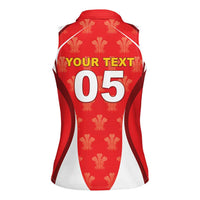 Custom Wales Rugby 2026 Women Sleeveless Polo Shirt Unique Style - Wonder Print Shop